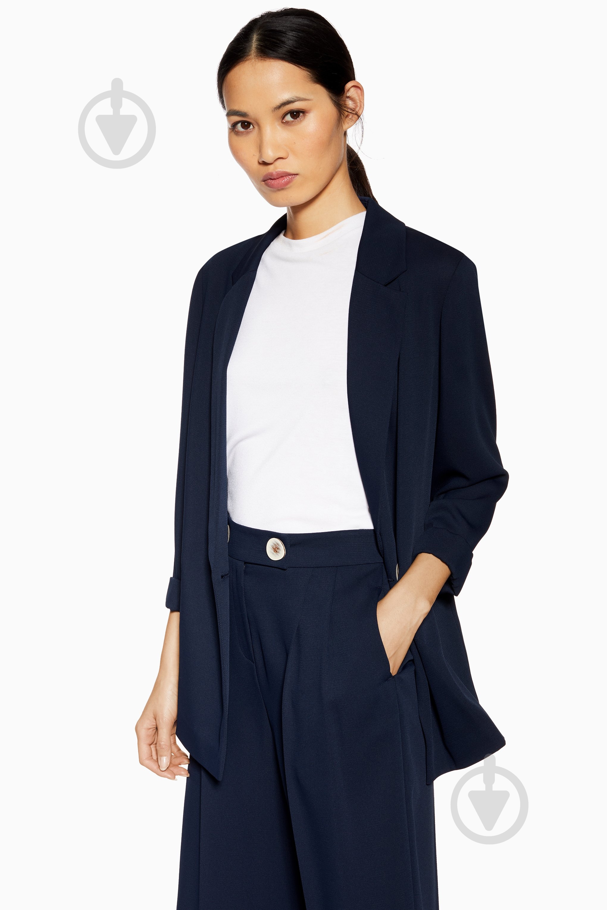 Пиджак TopShop р. 10 синий - фото 1 Пиджак TopShop р. 10 синий - фото 1