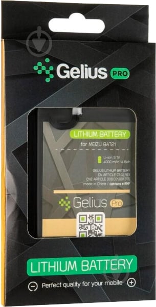 Аккумулятор Gelius Pro Meizu BA721 (M6 Note) 4000 мА/ч - фото 4