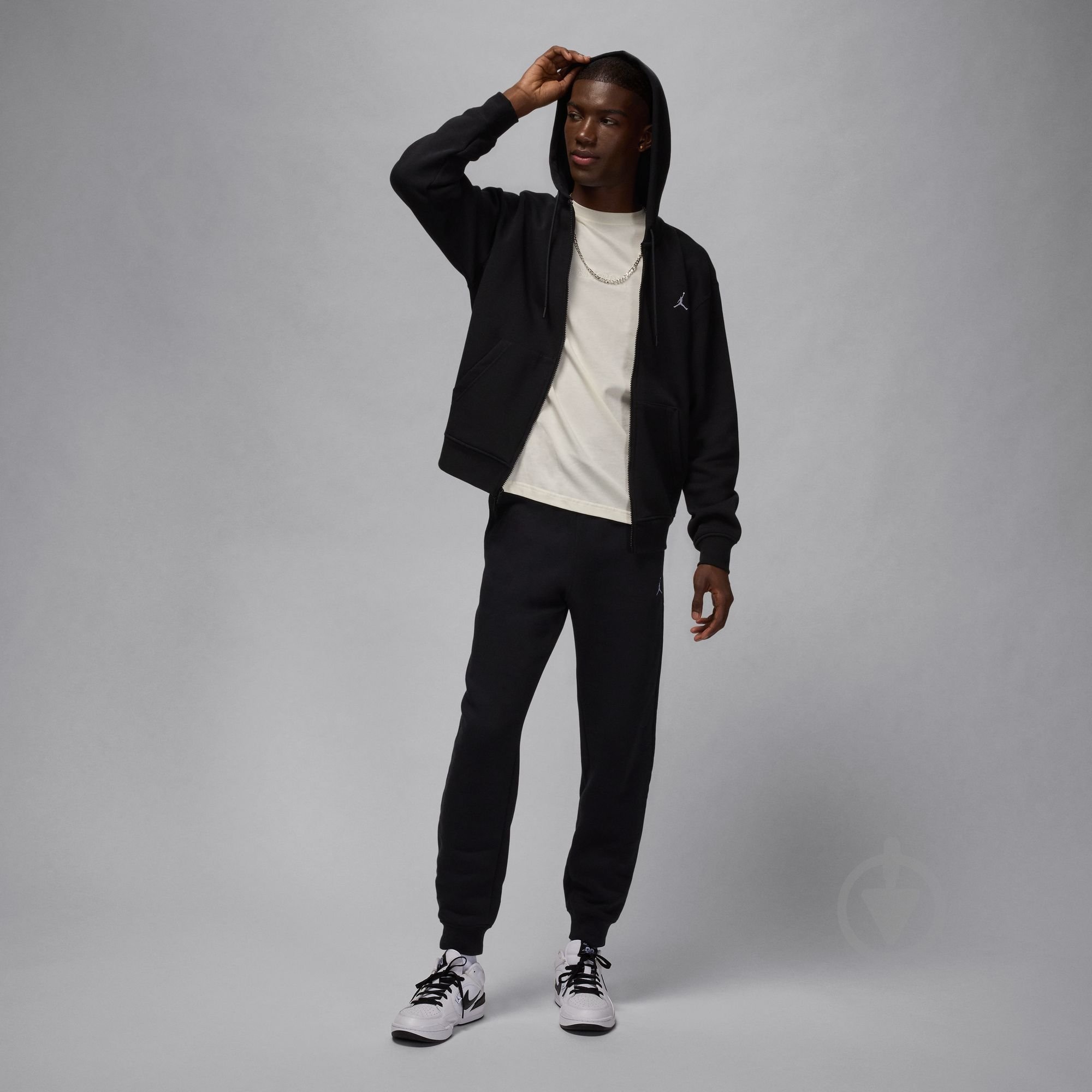 Джемпер Jordan M J BRKLN FLC FZ FV7289-010 р.M чорний - фото 8 Джемпер Jordan M J BRKLN FLC FZ FV7289-010 р.M чорний - фото 8