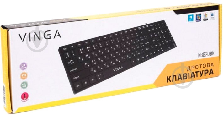 Клавиатура Vinga (KB820BK) - фото 11