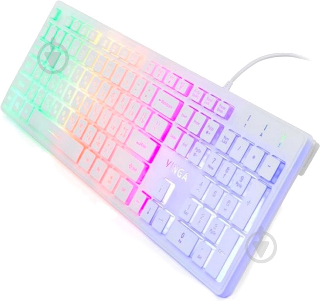 Клавиатура Vinga (KB410 White) - фото 3