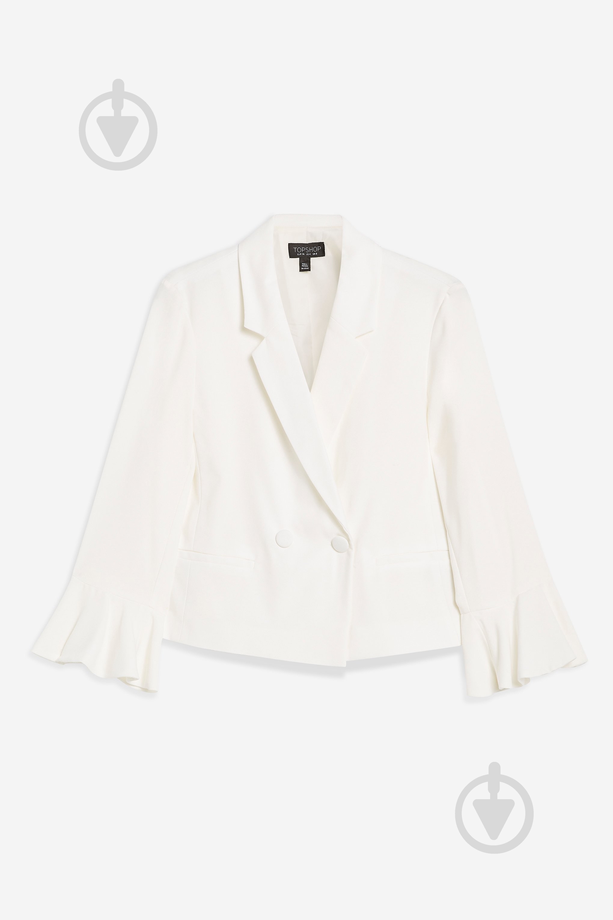 Пиджак TopShop р. 10 белый - фото 2 Пиджак TopShop р. 10 белый - фото 2