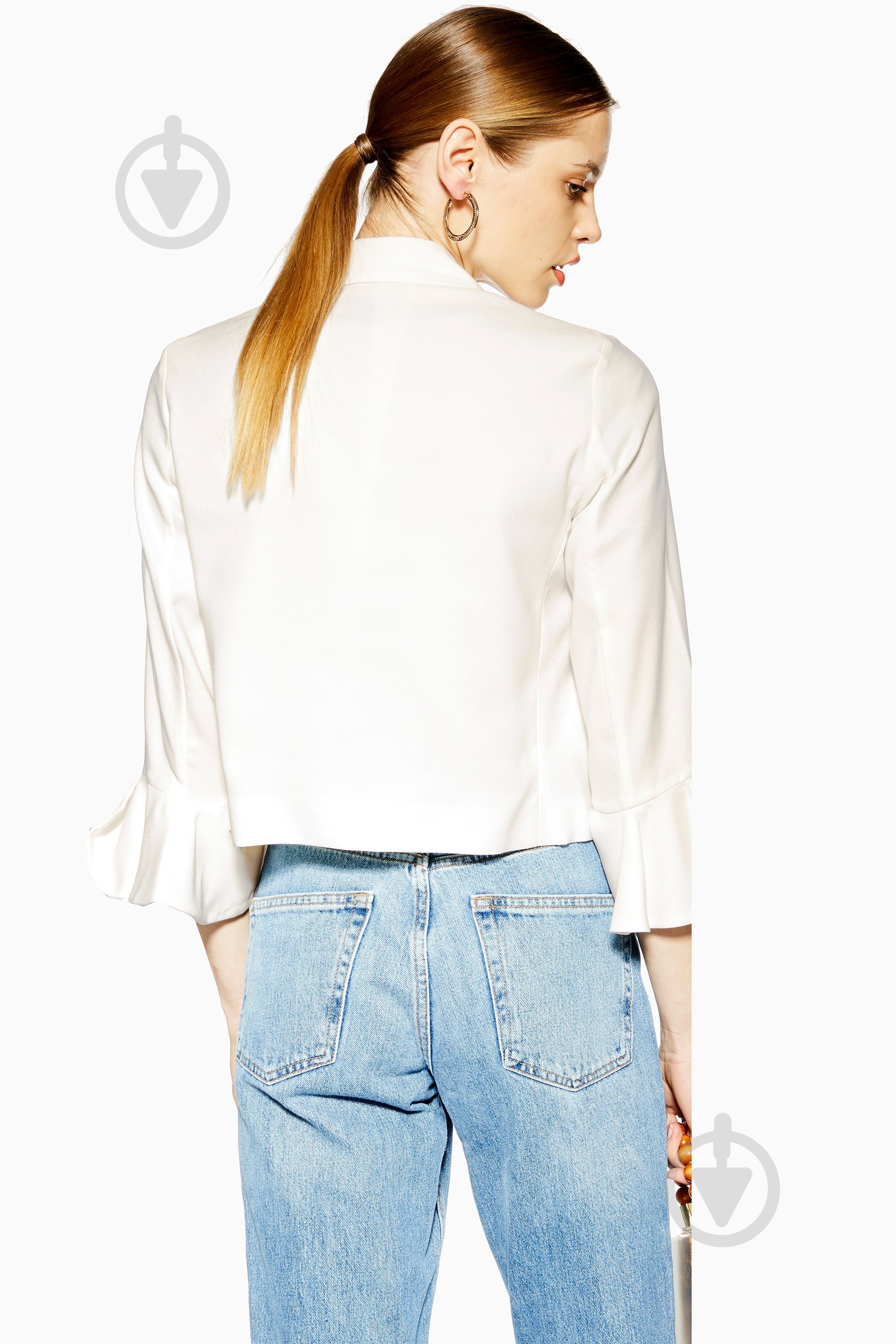 Пиджак TopShop р. 10 белый - фото 3 Пиджак TopShop р. 10 белый - фото 3