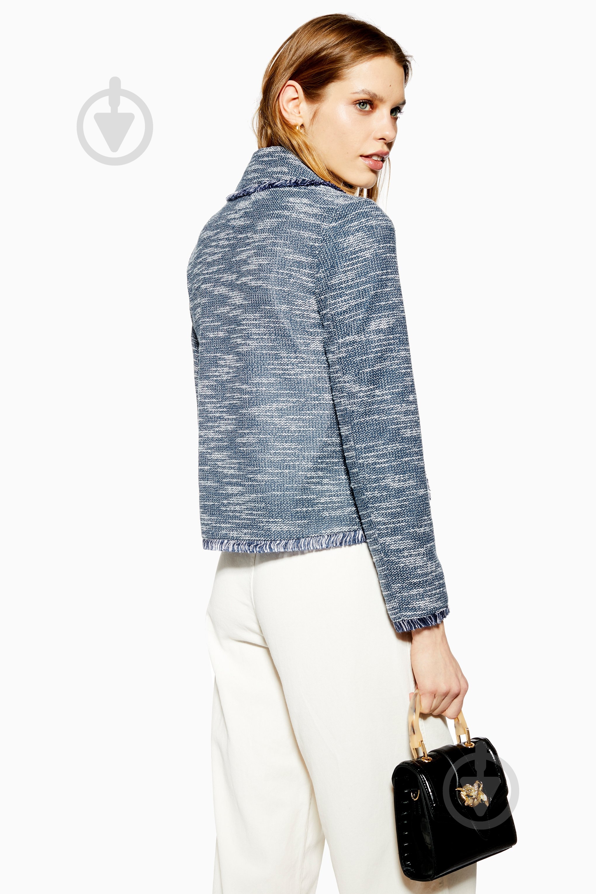 Пиджак TopShop р. 6 синий - фото 4 Пиджак TopShop р. 6 синий - фото 4