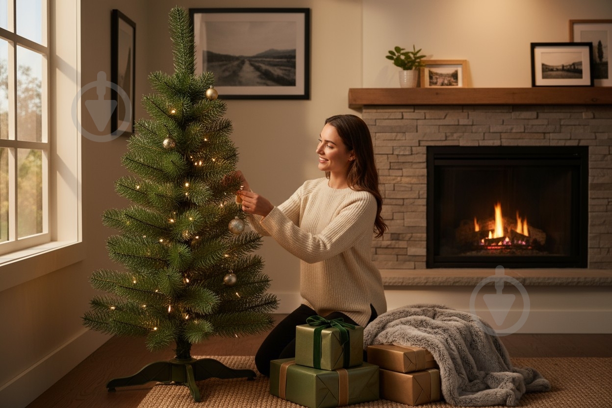 Искусственная елка Аскания 0.75 м зеленый - фото 2