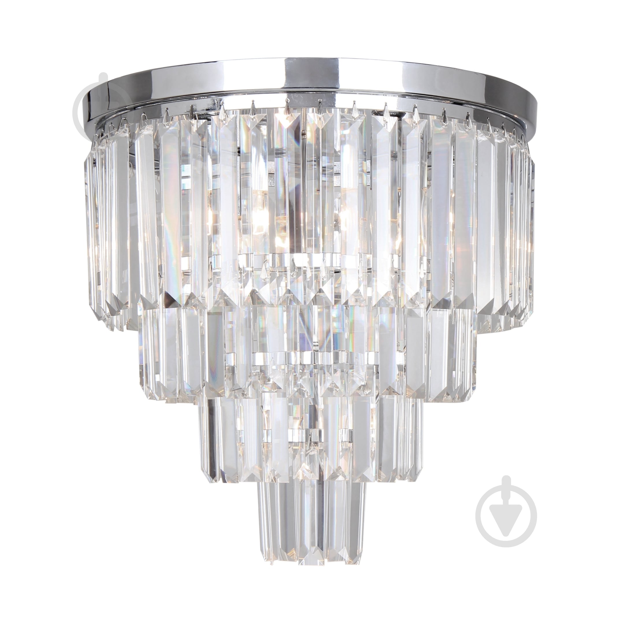 Люстра Zuma Line Amedeo 40x40 см 5x40 Вт E14 хром - фото 1