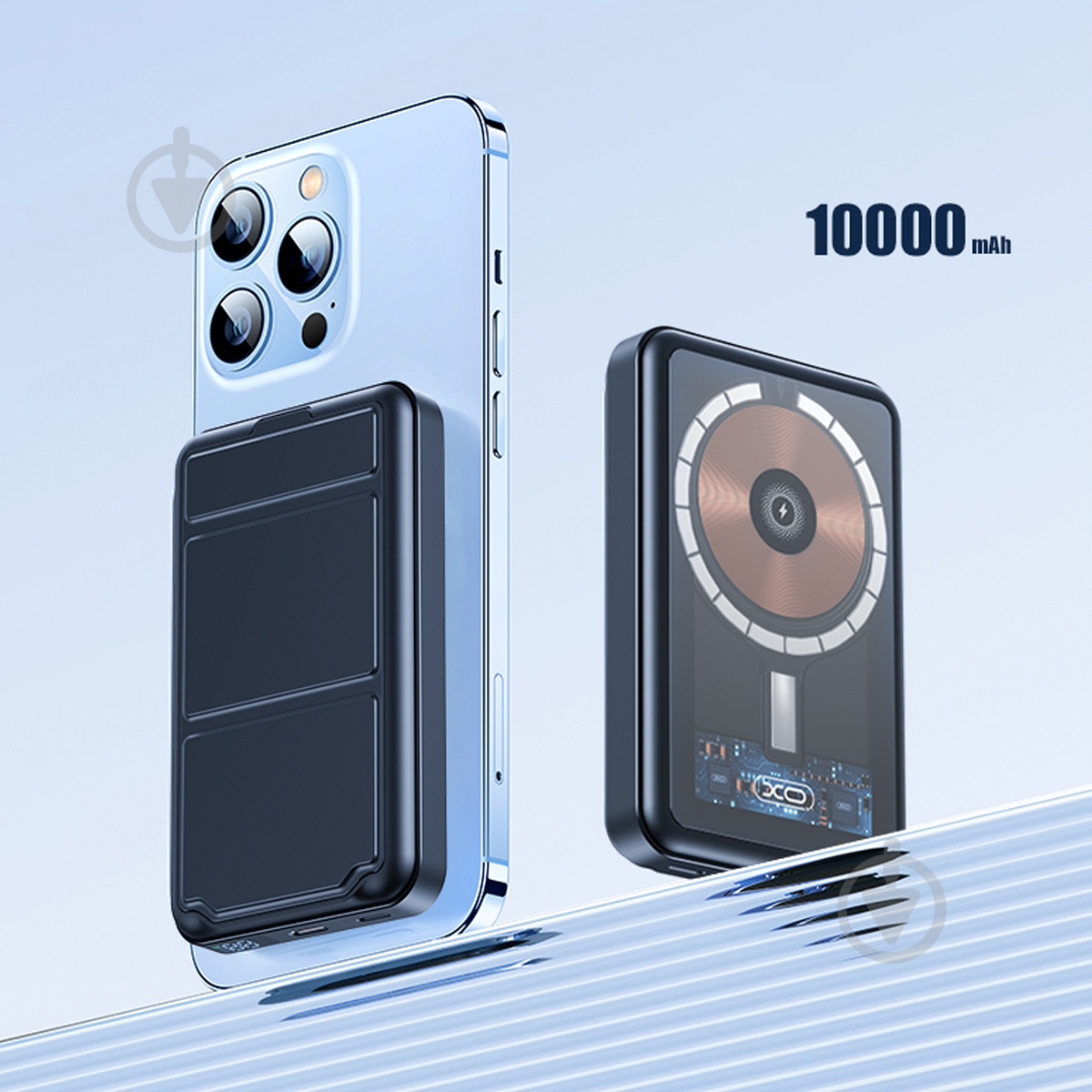 Повербанк Xo 10000 mAh (PR202 10000mAh black) - фото 2
