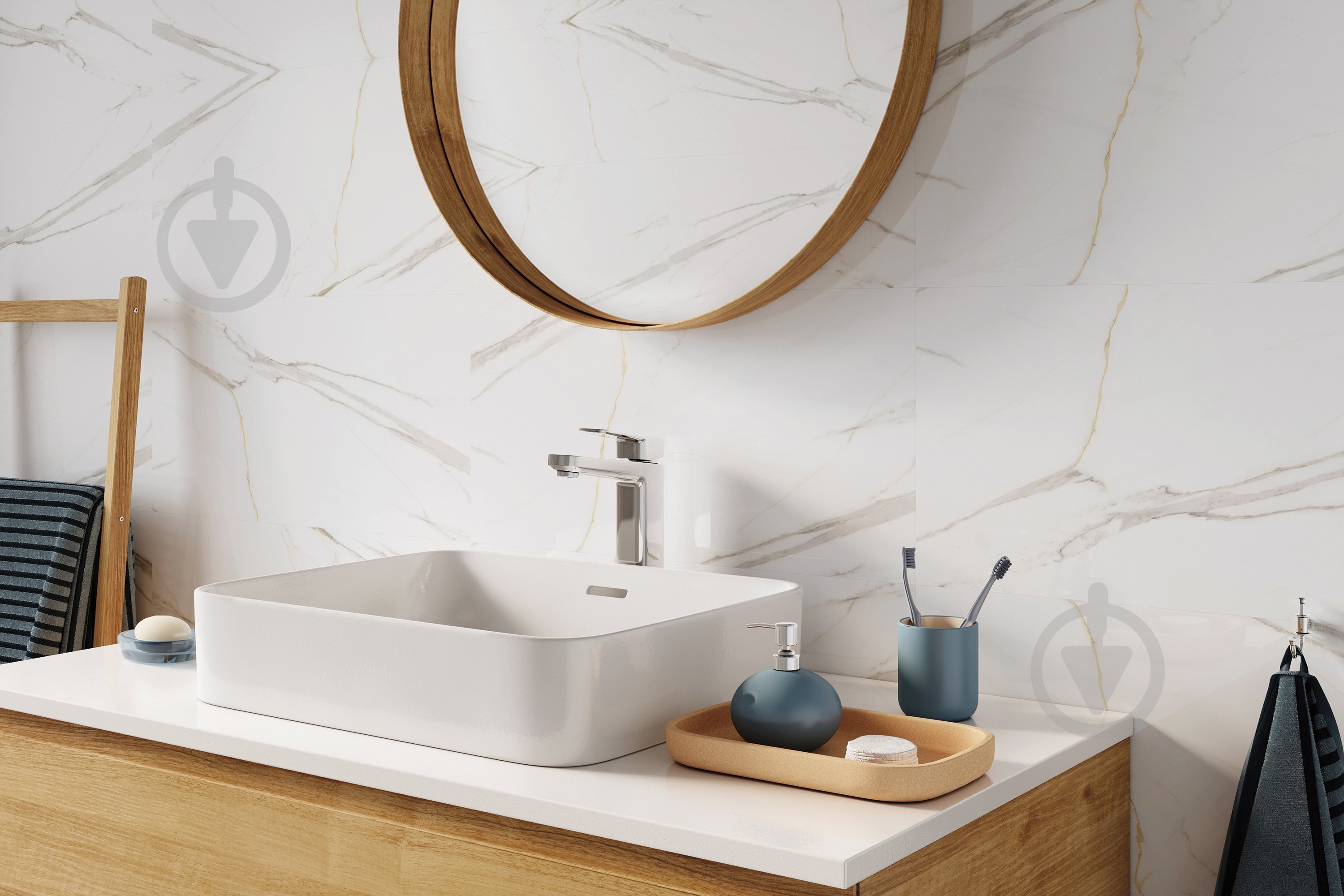 Панель SPC Vilo™ Calacatta White 1200X600 мм - фото 3