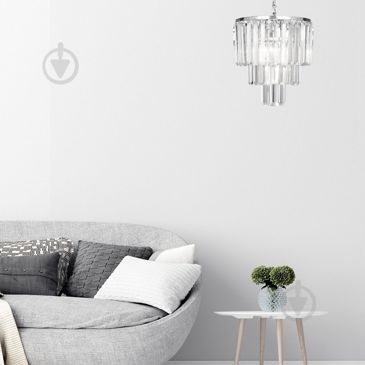 Люстра Zuma Line Amedeo 4x40 Вт E14 хром - фото 4