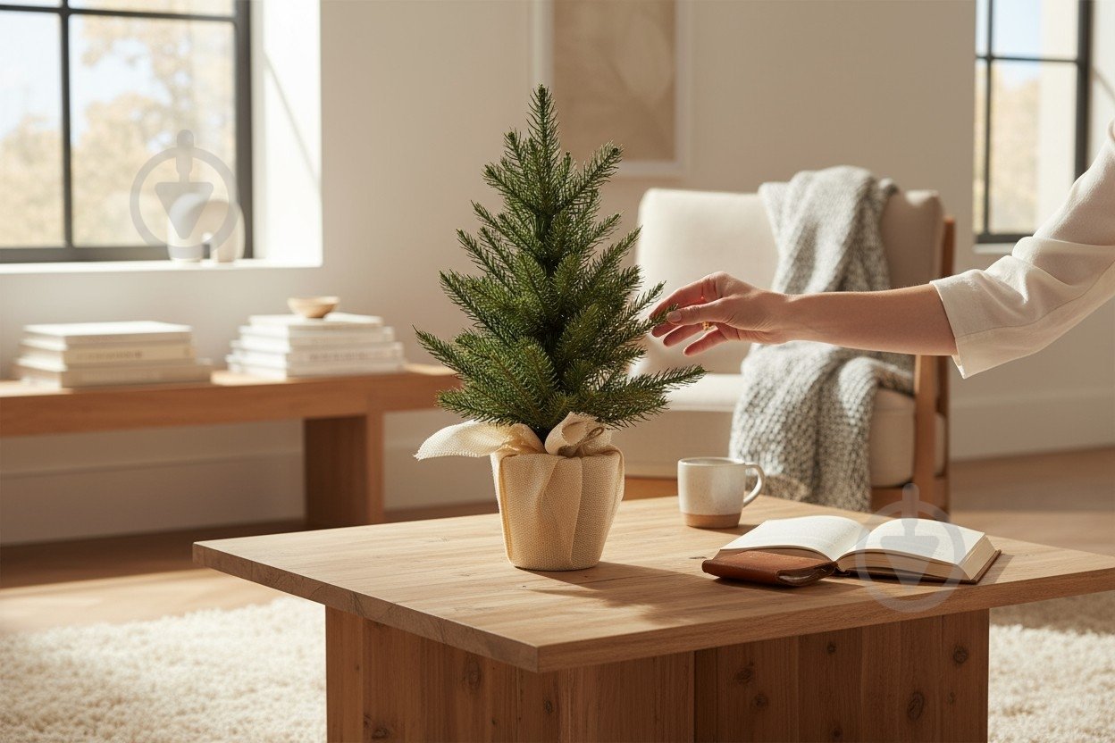 Искусственная елка Гирська мини 0.4 м зеленый - фото 2