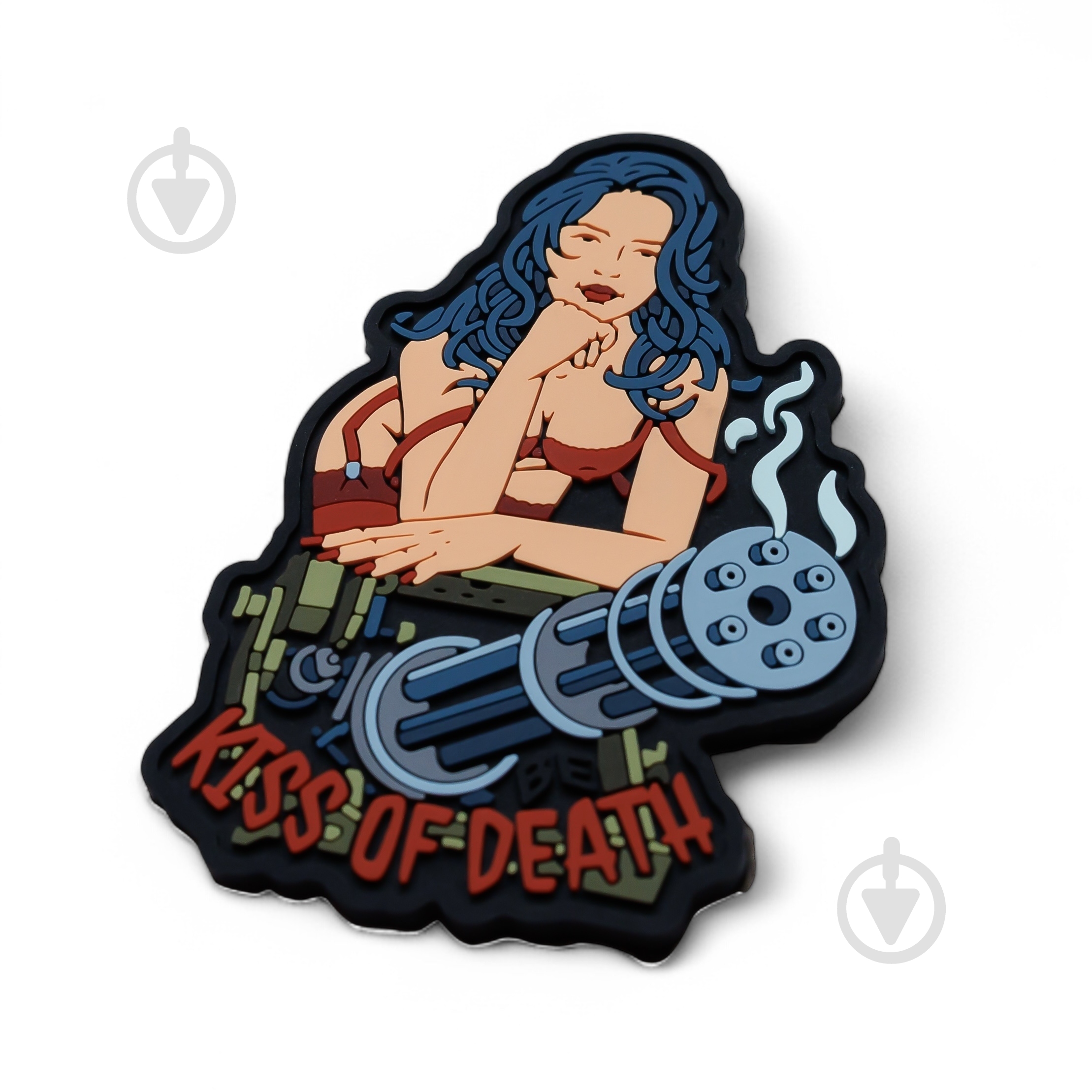 Шеврон-патч Brand Element ПВХ "Kiss of death" - фото 2