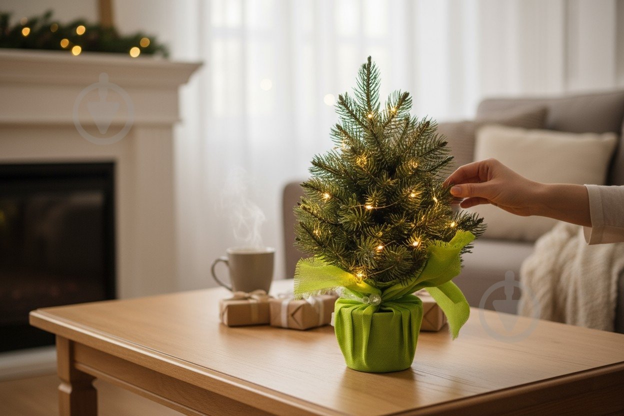 Искусственная елка Аляска 0.4 м зеленый - фото 3