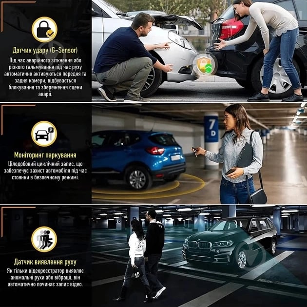 Видеорегистратор Inspire с двумя камерами 2К TF128 Гб (INS800) - фото 5 Видеорегистратор Inspire с двумя камерами 2К TF128 Гб (INS800) - фото 5