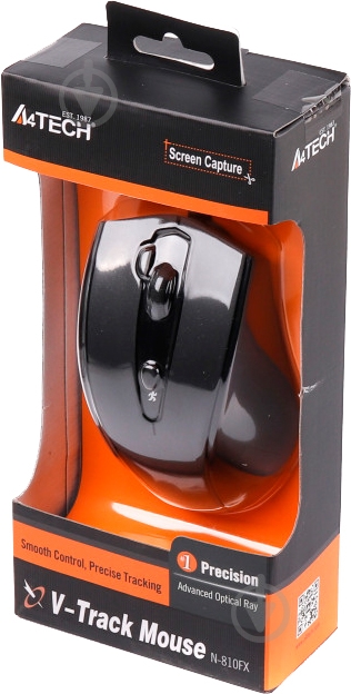 Миша A4Tech N-810FX USB Black - фото 5