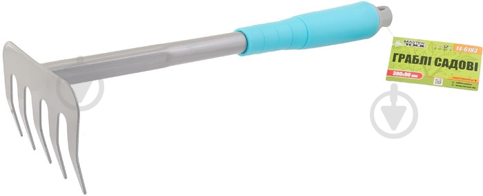 Грабельки ручные MasterTool 5 зубов 300x90 мм 14-6183 - фото 1