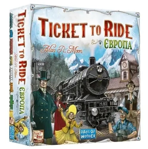 Игра настольная Lord of Boards Ticket to Ride: Европа - фото 1 Игра настольная Lord of Boards Ticket to Ride: Европа - фото 1