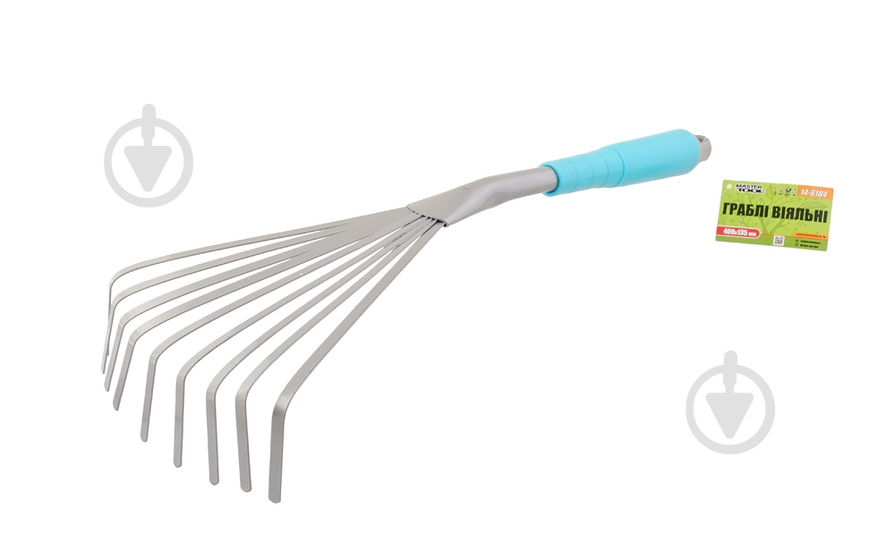 Граблі віялові MasterTool 9 зубів (14-6184) - фото 1