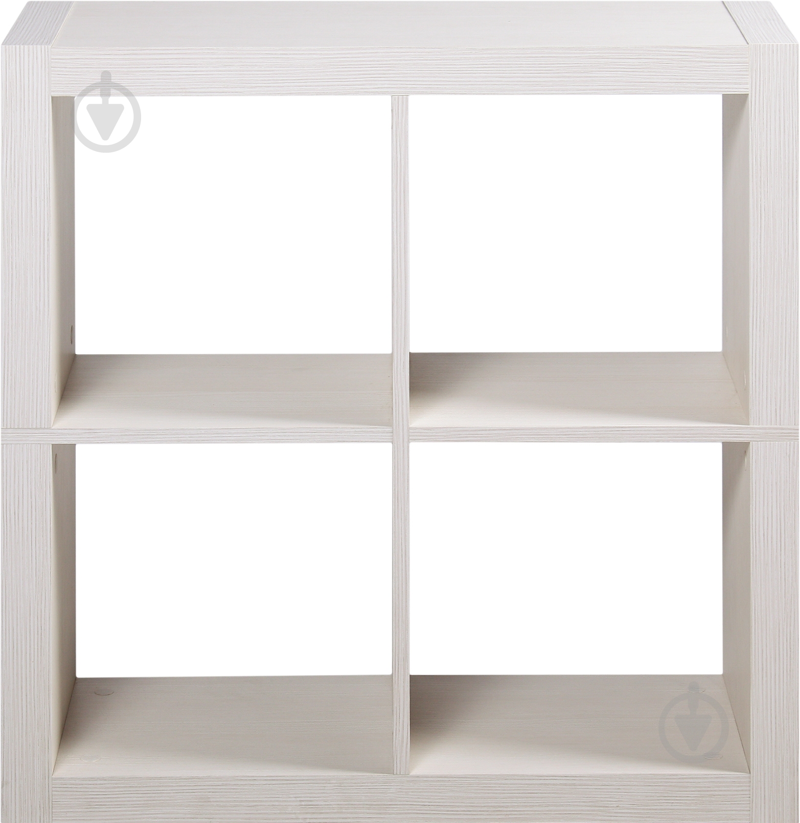 Полка книжная Inteo Кубус МИКС 2x2 (3D HDF) 792x792x792 мм вудлайн кремовый - фото 2