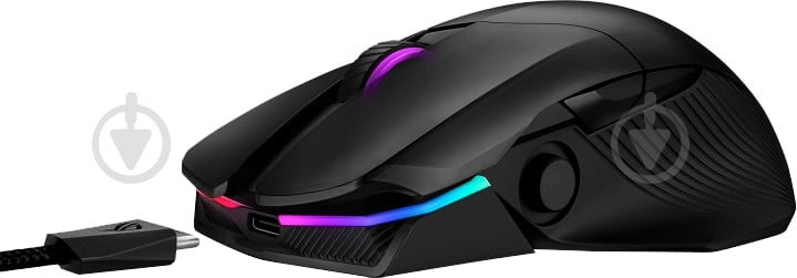 Мышь Asus ROG Chakram Wireless/Bluetooth/USB Black - фото 5