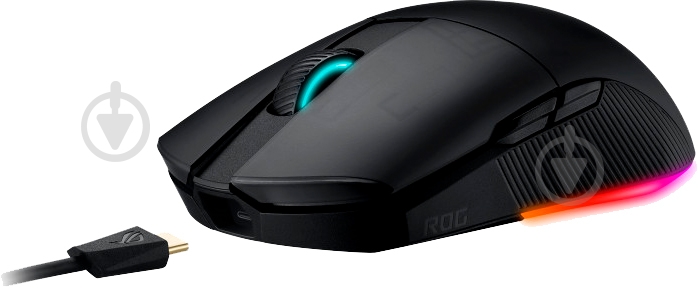 Миша Asus ROG Pugio II Wireless/Bluetooth/USB Black (90MP01L0-BMUA00) - фото 6