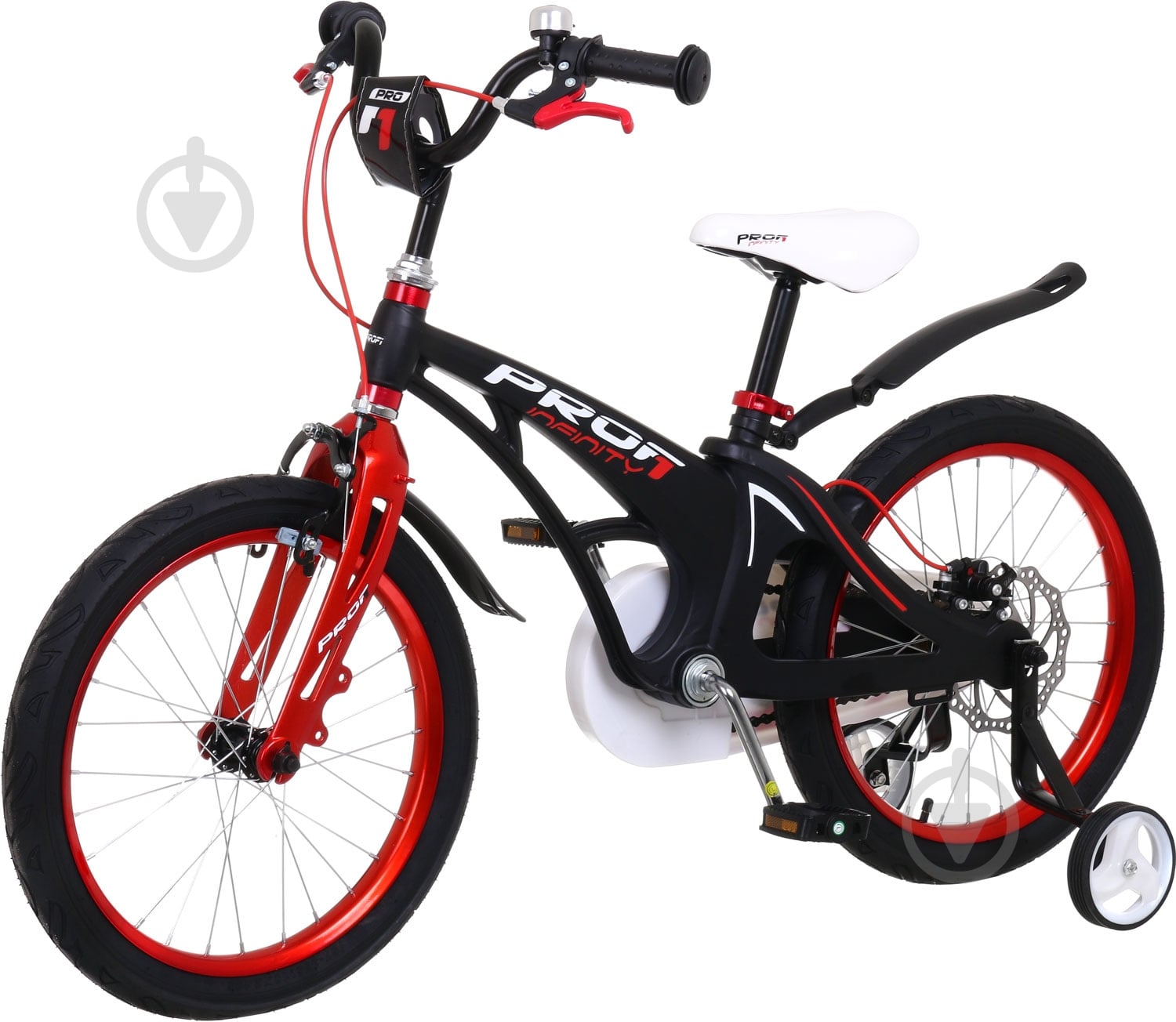 Велосипед детский PROF1 18" Infinity красный с черным LMG18201 - фото 1