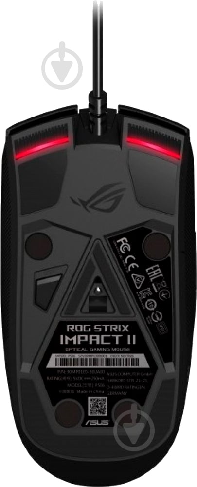 Мышь Asus ROG Strix Impact II USB Black (90MP01E0-B0UA00) - фото 7