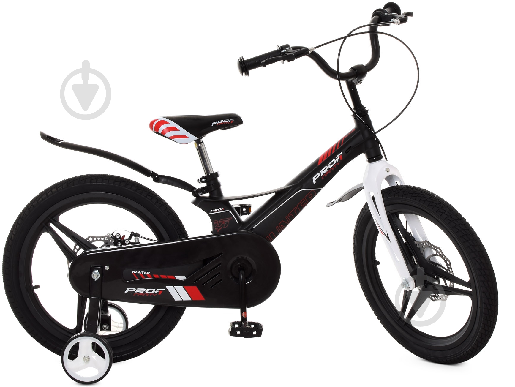 Велосипед детский PROF1 18" Hunter черный LMG18235 - фото 1