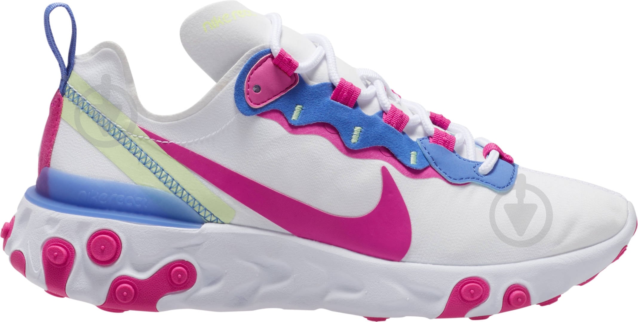 Кросівки жіночі демісезонні Nike React Element 55 BQ2728-104 р.40 білі - фото 1