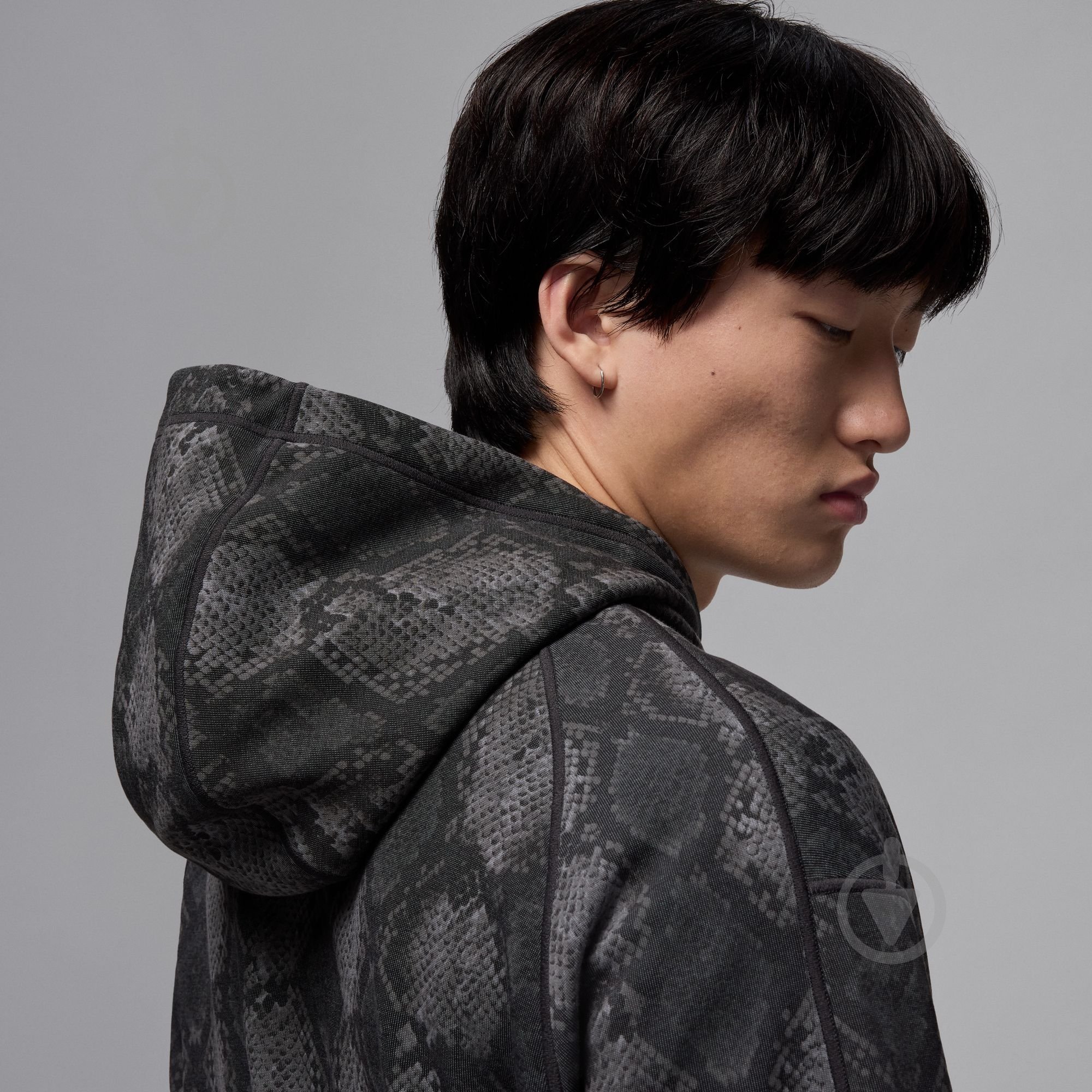 Джемпер Jordan M J DF SPRT HP FLC AOP PO HF9894-010 р.S черный - фото 6