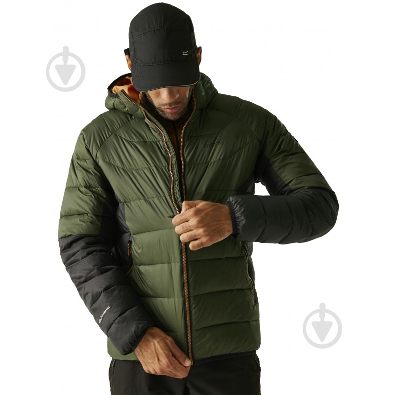 Пуховик мужская Regatta HoodedDalent RMN304-ZYI р.XXL хаки - фото 4 Пуховик мужская Regatta HoodedDalent RMN304-ZYI р.XXL хаки - фото 4