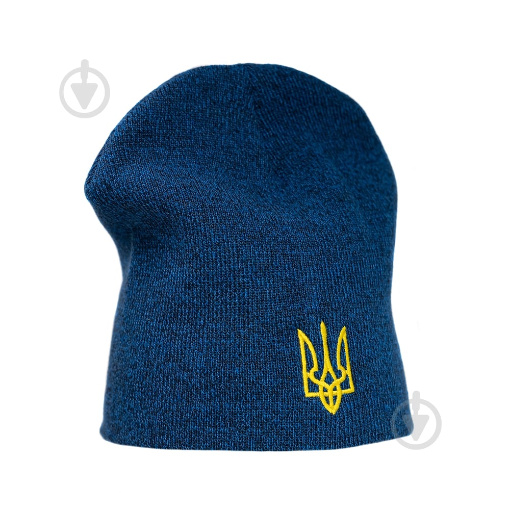 Шапка Sol's primary melange Трезубец р.one size темно-синий - фото 1 Шапка Sol's primary melange Трезубец р.one size темно-синий - фото 1