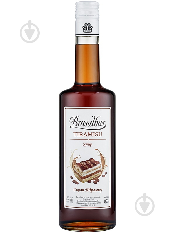 Сироп Brandbar Тирамису 0.7 л - фото 1