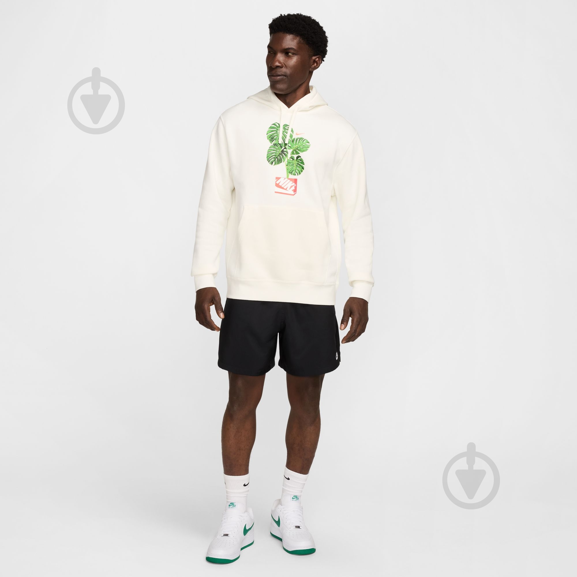 Джемпер Nike U NSW CLUB HDY PO BB MDRN HQ2967-133 р.XL бежевий - фото 6