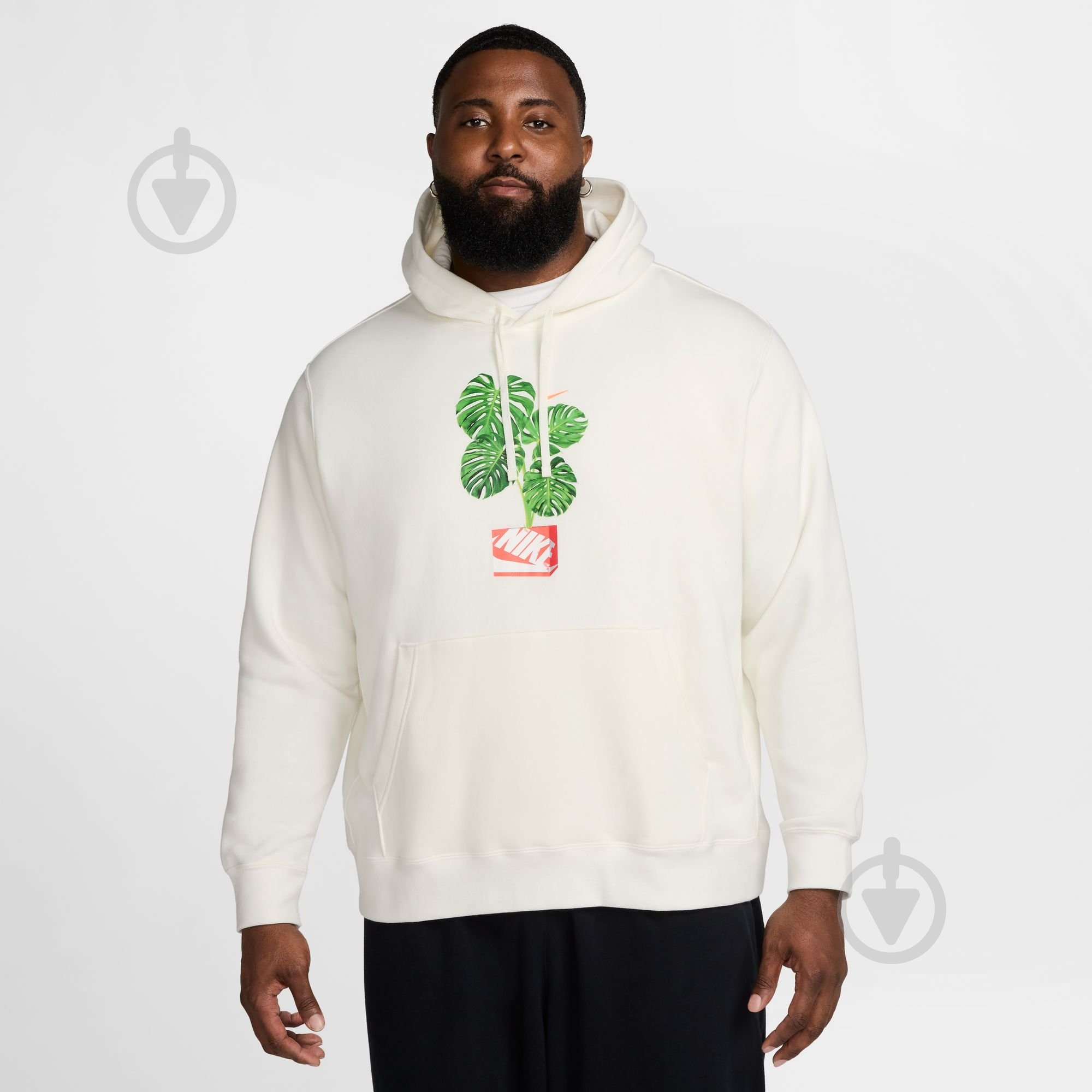 Джемпер Nike U NSW CLUB HDY PO BB MDRN HQ2967-133 р.XL бежевий - фото 7