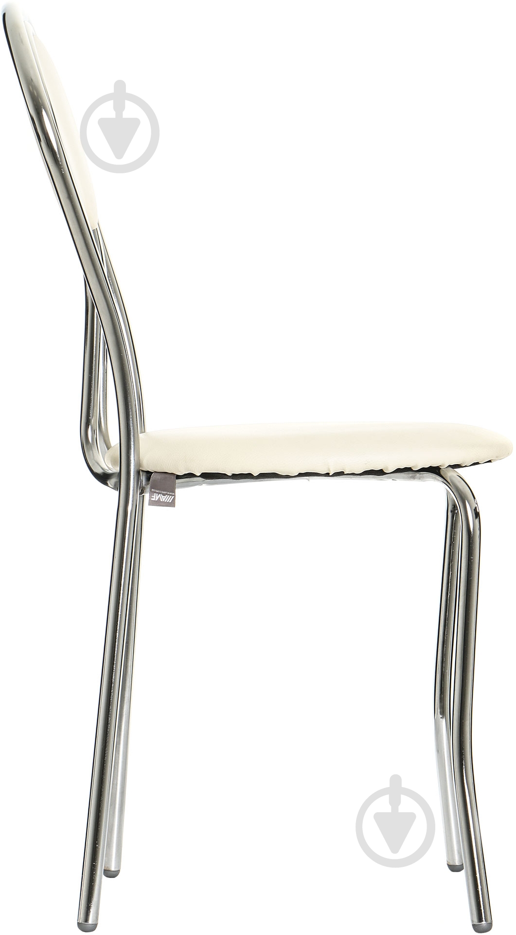 Стул обеденный AMF Art Metal Furniture Луиза Скаден хром/бежевый - фото 3