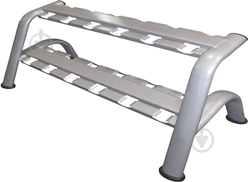 Стойка InterAtletika PROF N301.1 под гантели 54 кг серый - фото 1