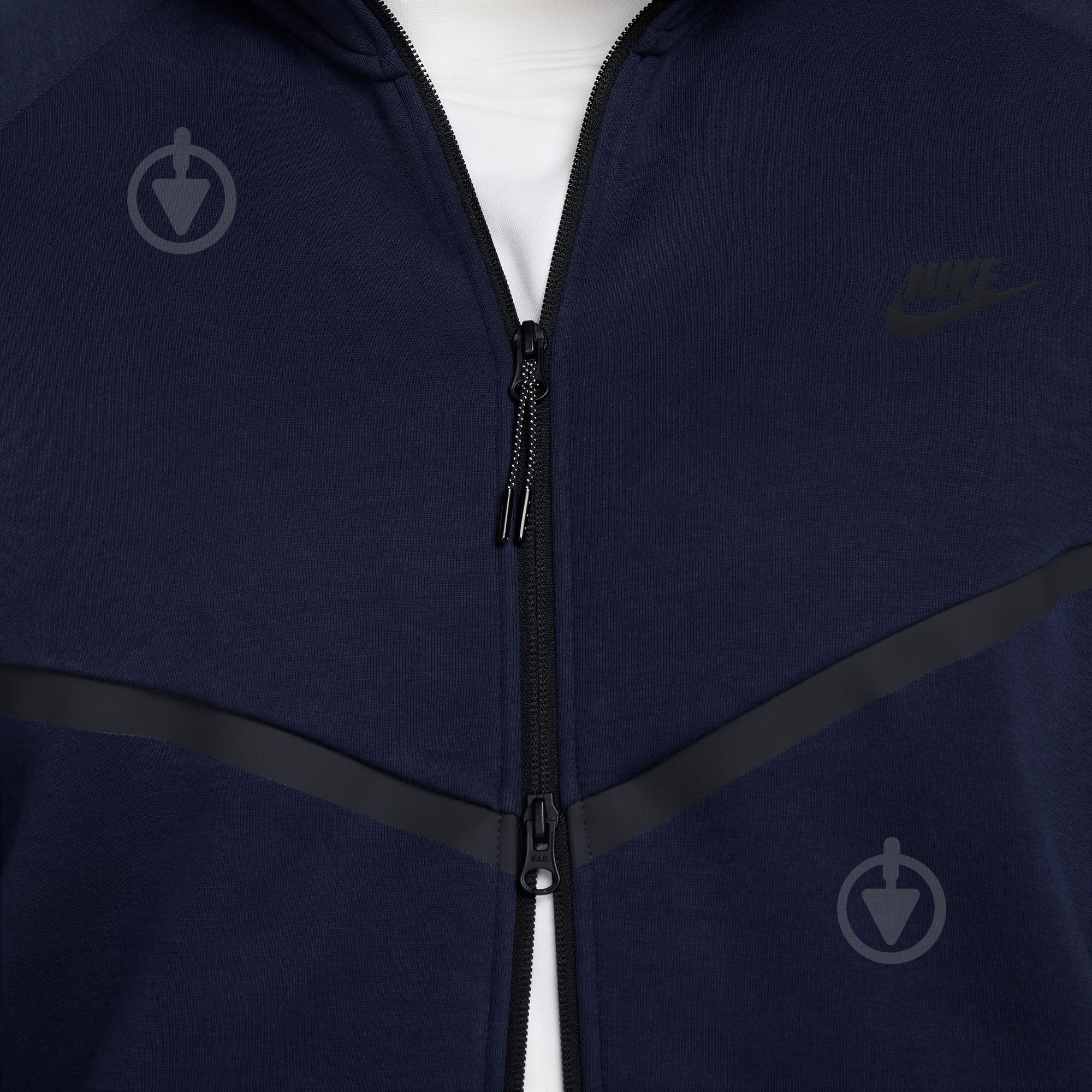 Джемпер M NK TCH FLC FZ WR HOODIE HV0949-451 р.XL темно-синий - фото 17