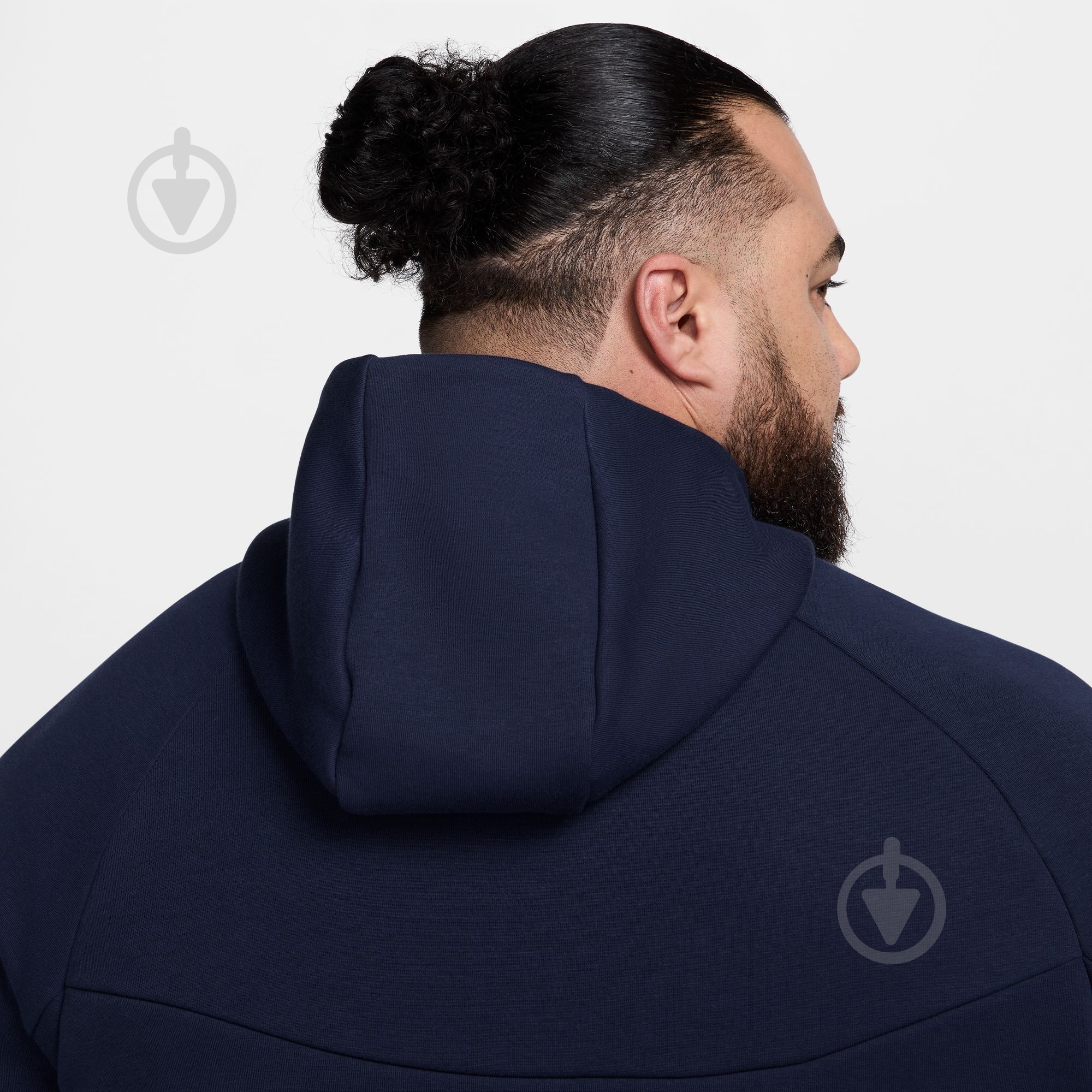 Джемпер M NK TCH FLC FZ WR HOODIE HV0949-451 р.XL темно-синий - фото 21