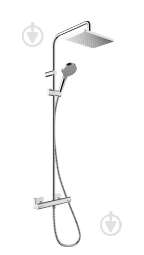 Душевая система Hansgrohe MOVENTA E 230 1jet EcoSmart Showerpipe с термостатом - фото 1