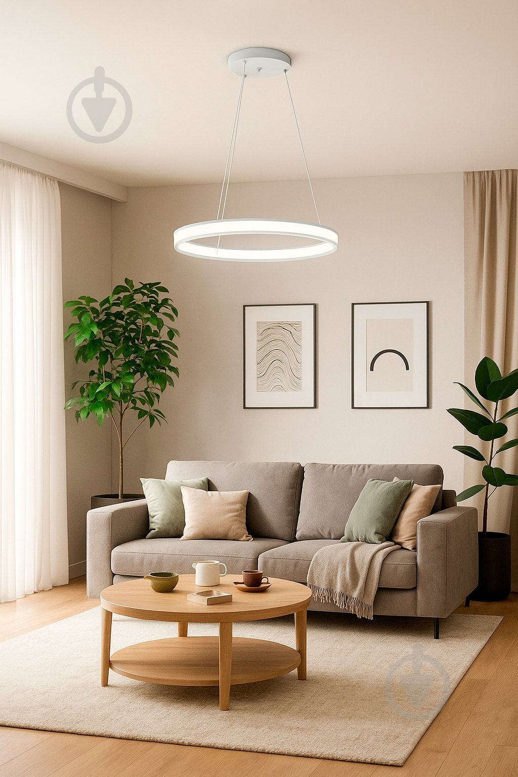 Люстра підвісна LIGHT SET VERBA LED PL 5012 70 Вт білий - фото 2 Люстра підвісна LIGHT SET VERBA LED PL 5012 70 Вт білий - фото 2