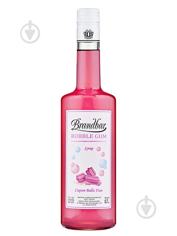 Сироп Brandbar Бабл Гам 0.7 л - фото 1 Сироп Brandbar Бабл Гам 0.7 л - фото 1