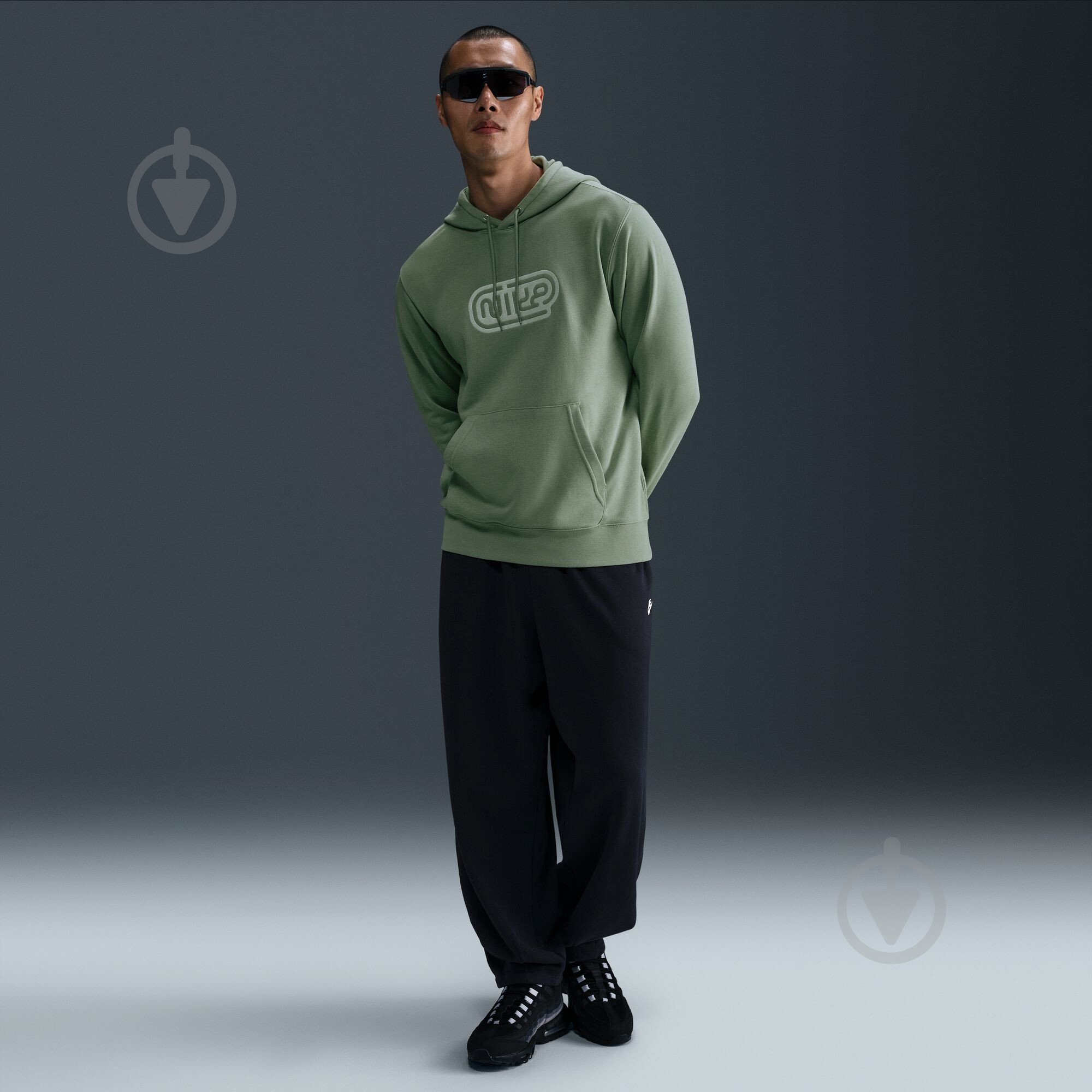 Джемпер Nike M NK CLUB FT HOODIE FONT GX HJ2506-370 р.XL хакі - фото 8 Джемпер Nike M NK CLUB FT HOODIE FONT GX HJ2506-370 р.XL хакі - фото 8