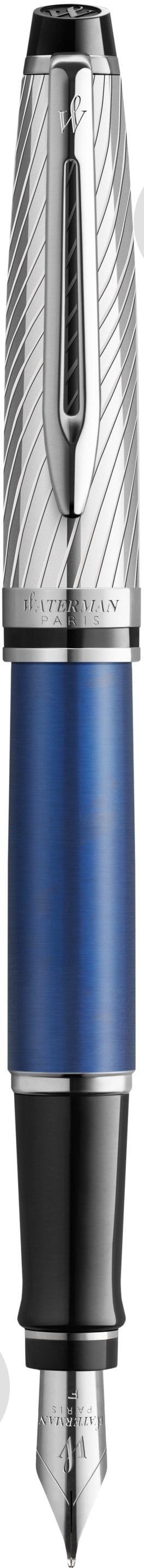 Ручка перьевая Waterman Expert Deluxe Metallic Blue - фото 1