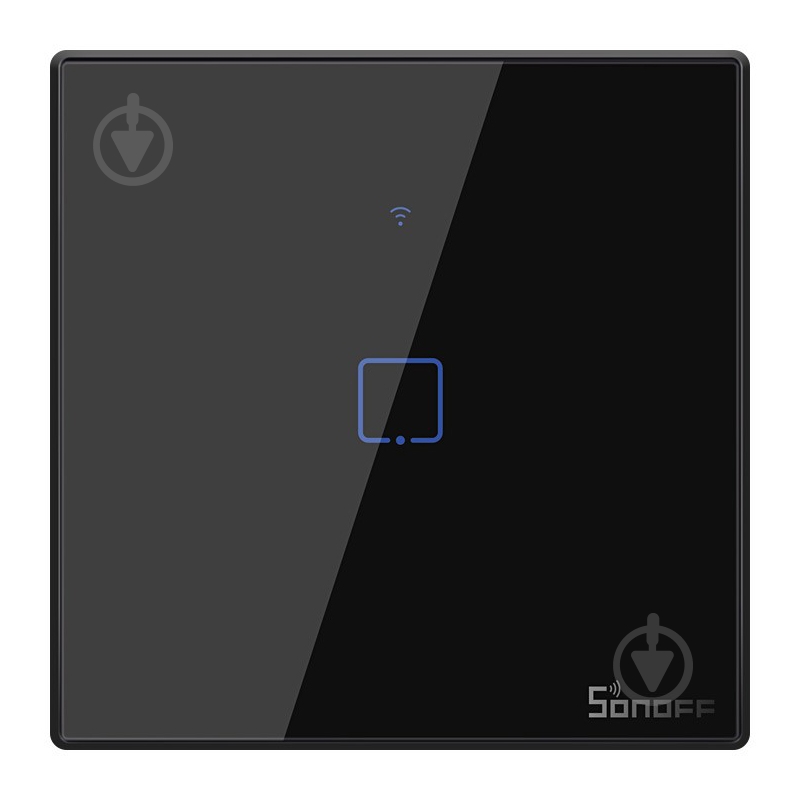 Умный выключатель Sonoff T3EU1C-TX черный - фото 1