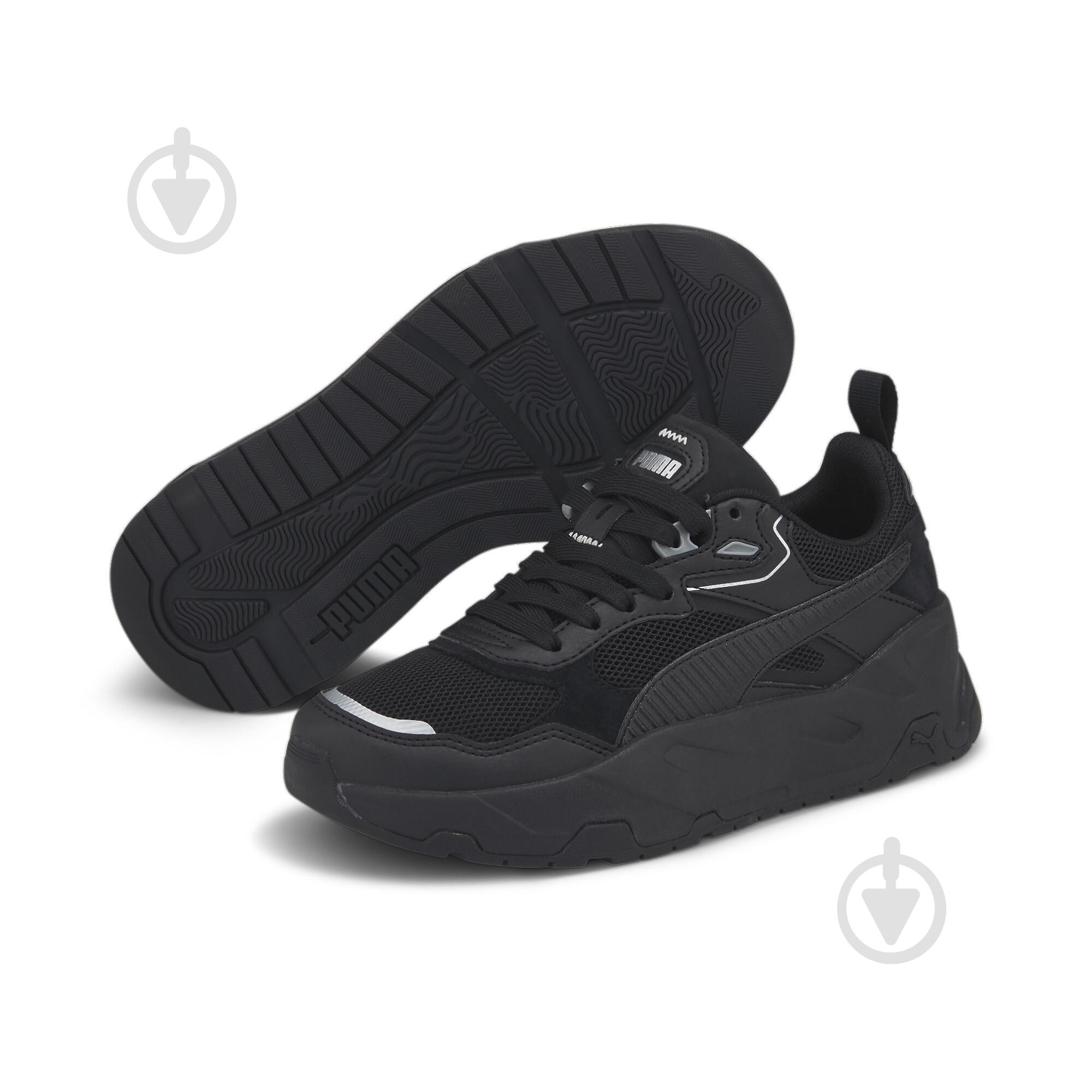 Кроссовки для девочек демисезонные Puma TRINITY JR 39083802 р.39 черные - фото 1 Кроссовки для девочек демисезонные Puma TRINITY JR 39083802 р.39 черные - фото 1