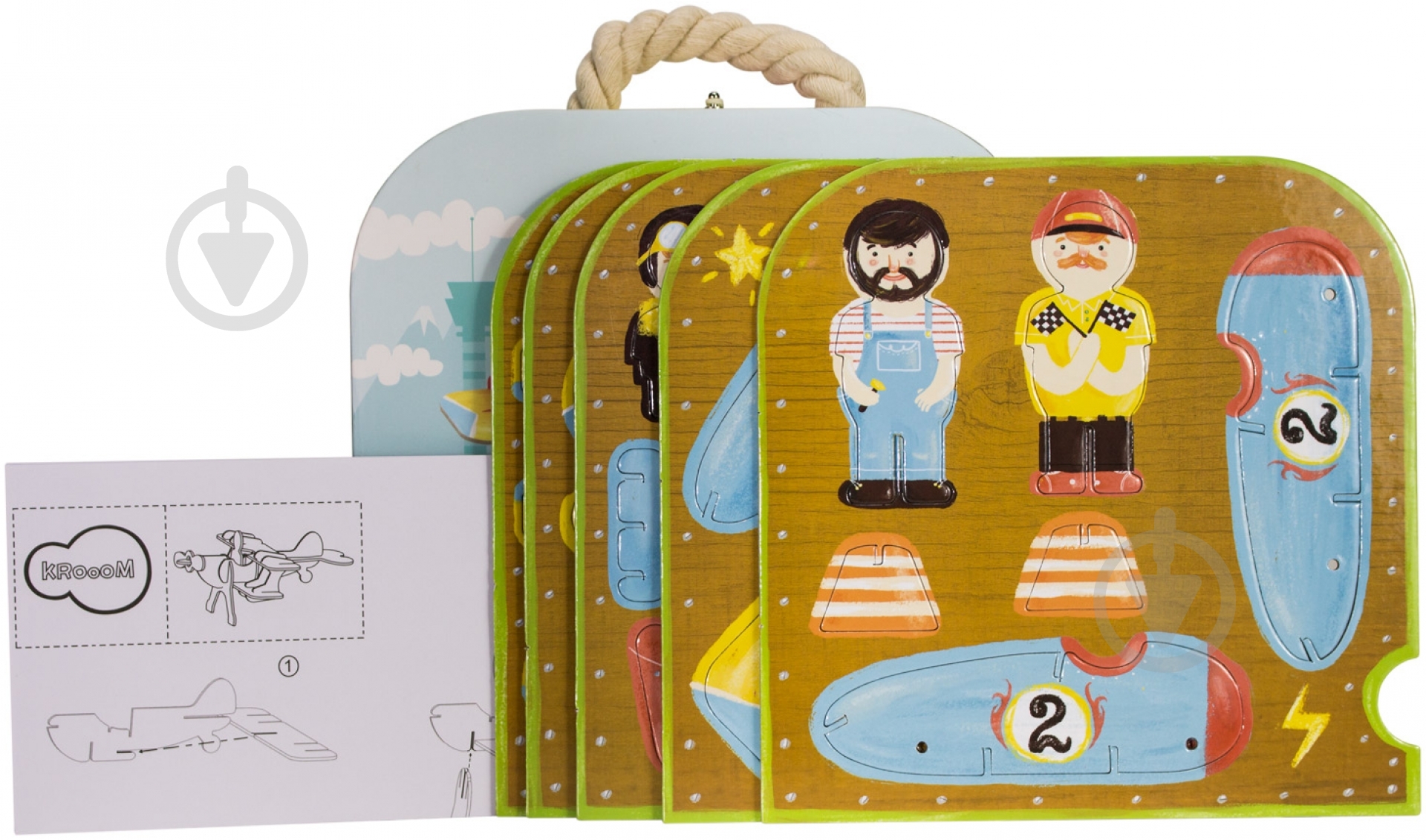 3D-конструктор Krooom Гоночная команда K-328 - фото 2 3D-конструктор Krooom Гоночная команда K-328 - фото 2