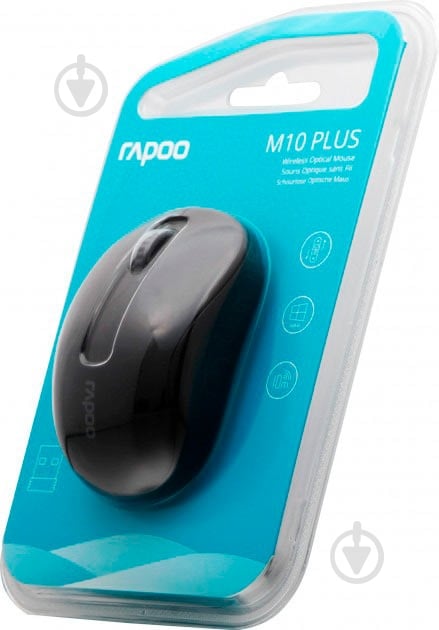 Мышка RAPOO M10 Plus Black - фото 4