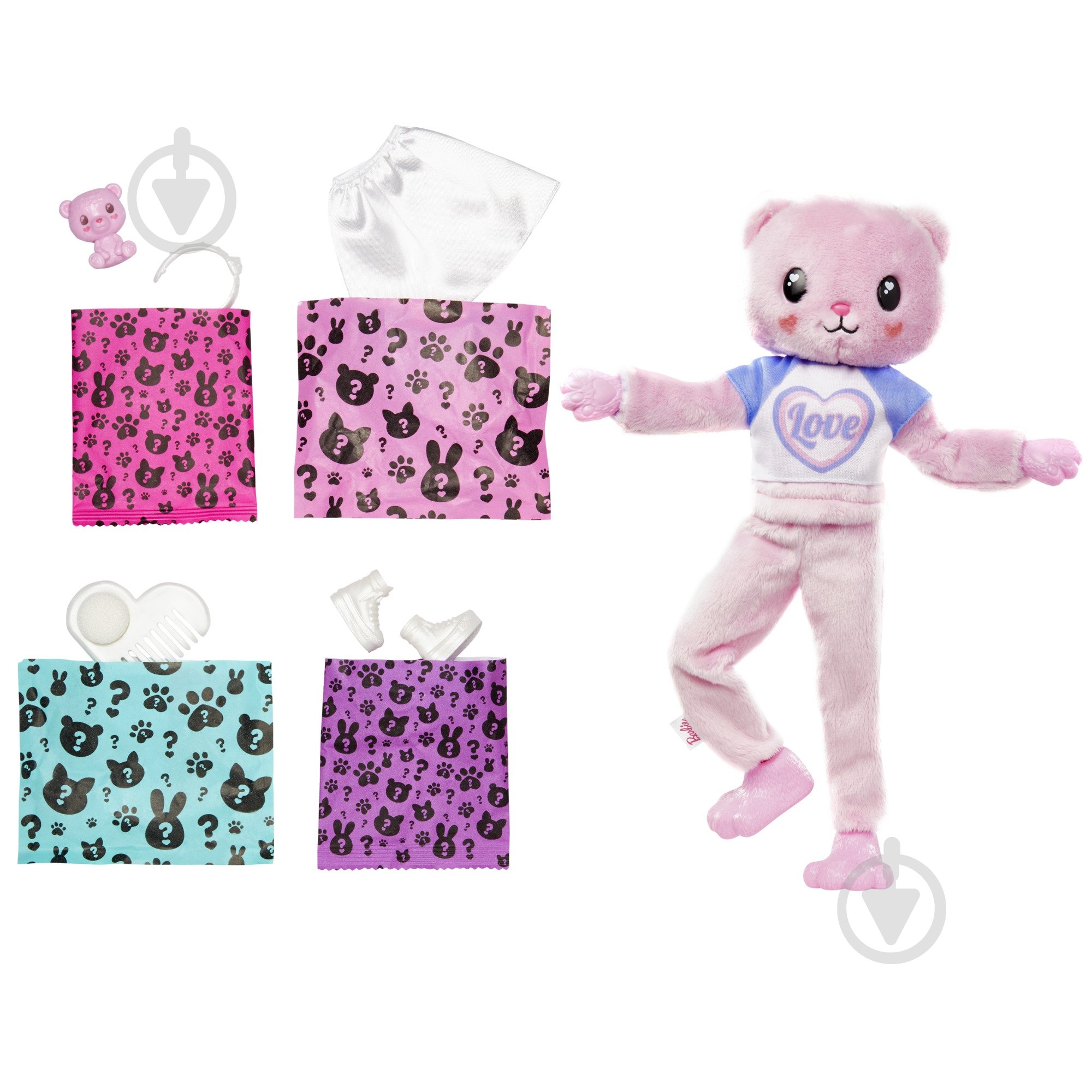 Кукла Barbie Cutie Reveal серии "Мягкие и пушистые" – медвежонок HKR04 - фото 2