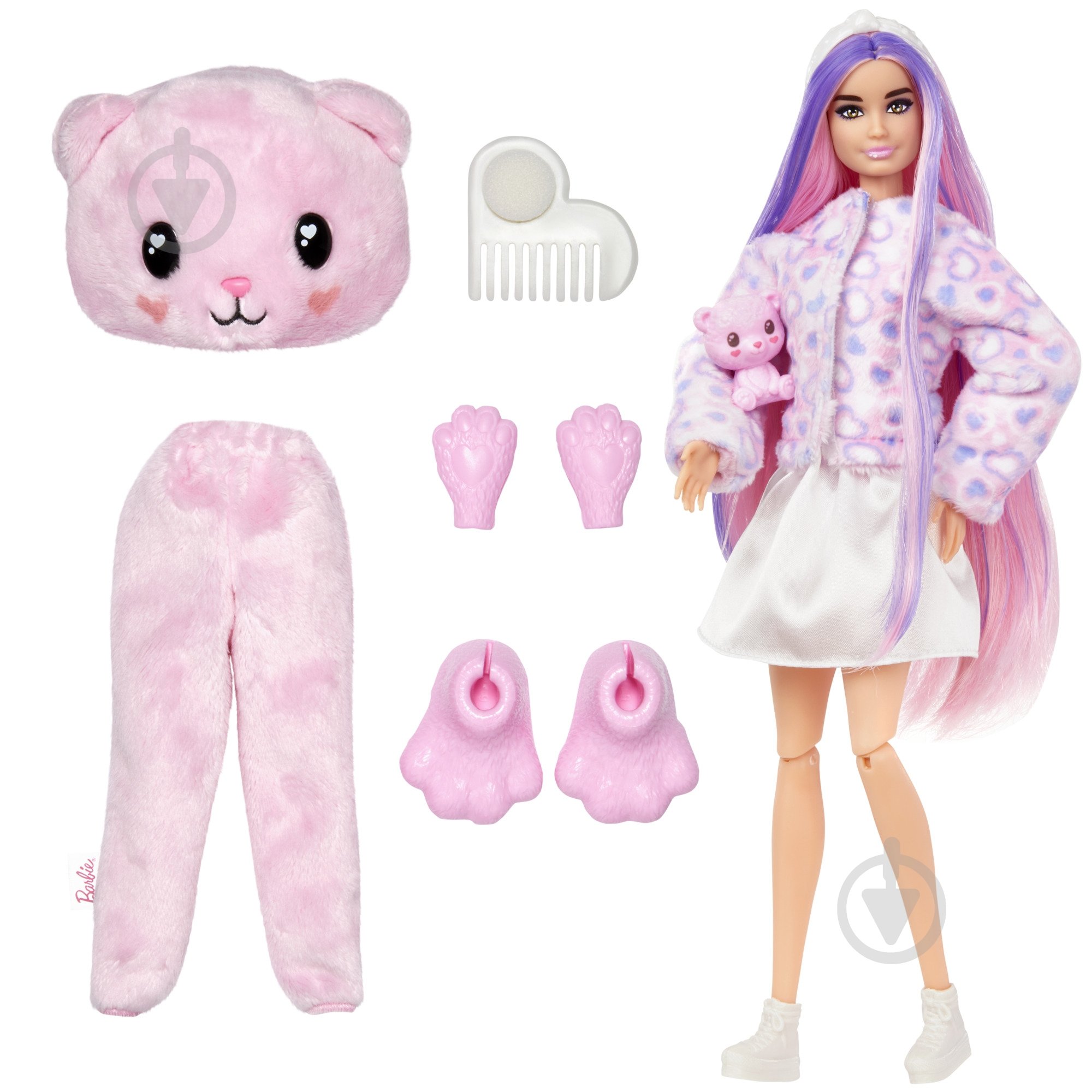 Кукла Barbie Cutie Reveal серии "Мягкие и пушистые" – медвежонок HKR04 - фото 1