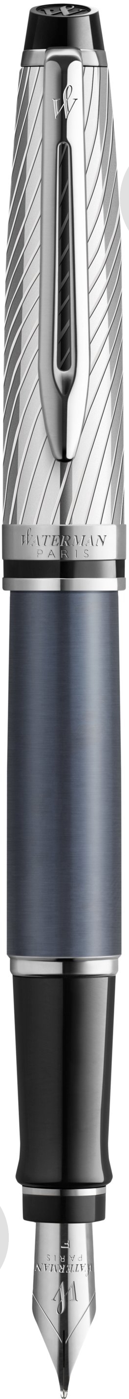 Ручка перьевая Waterman Expert Deluxe Metallic Stone Grey - фото 1